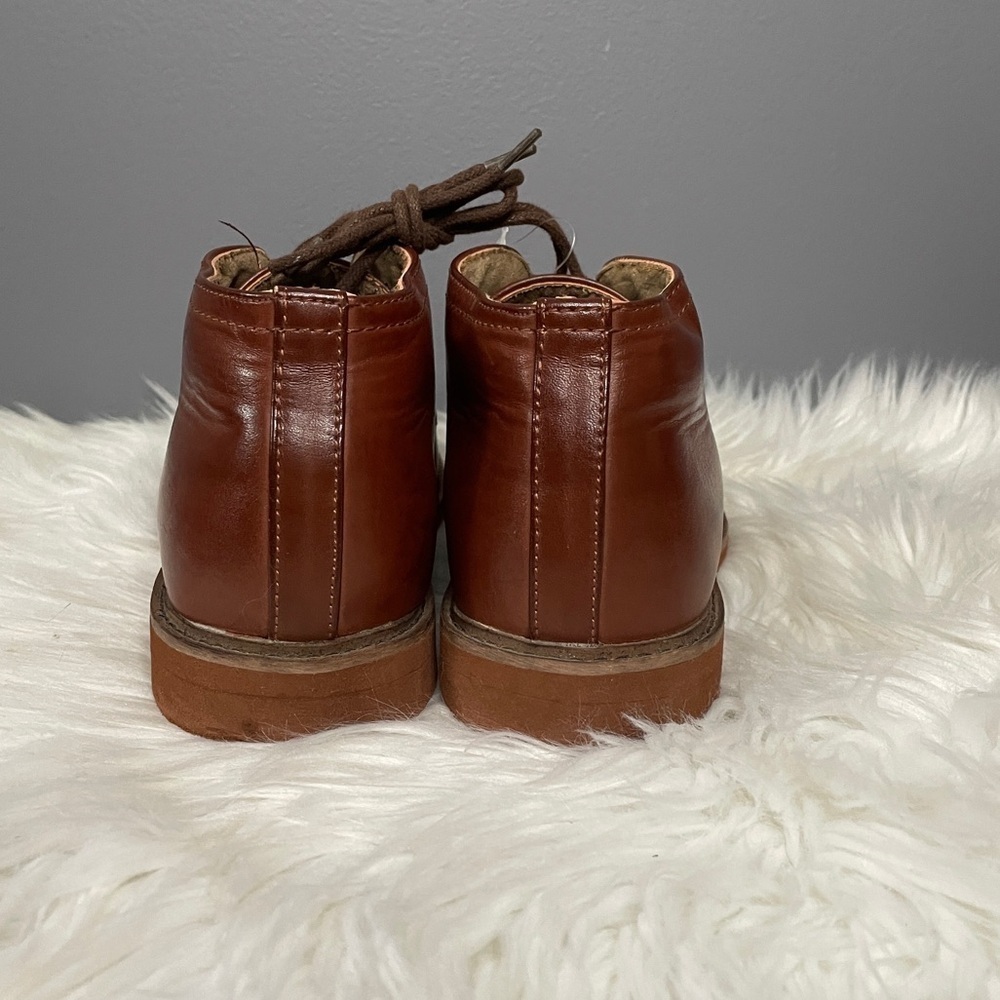 Deer Stag brown leather men’s dress boots size 5M - Picture 3 of 7
